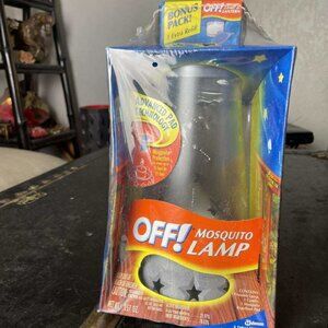 NIB Sealed Off Mosquito Lamp Reusable Lamp, Candle and 2 Insect Repellent Pads